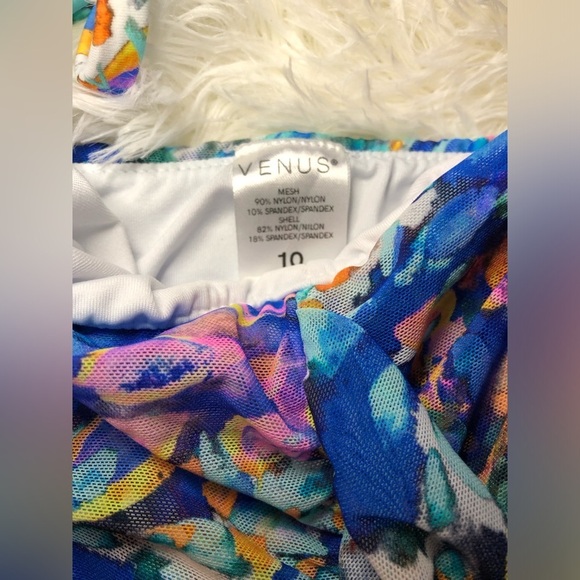 Vibrant Multicolor Strapless tankini - Picture 8 of 15